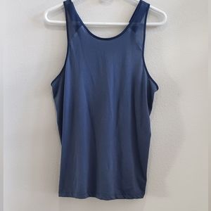 Avia tank topblue and sheer mesh size 8/10